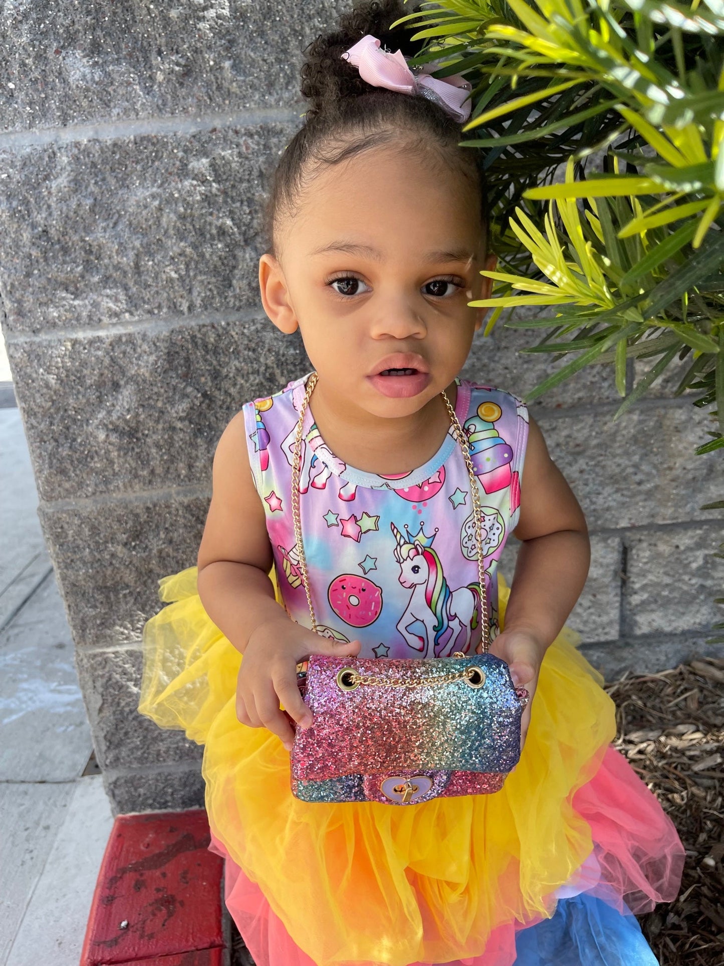 Rita-Glitter Mini Purse Crossbody Bag Mibasies