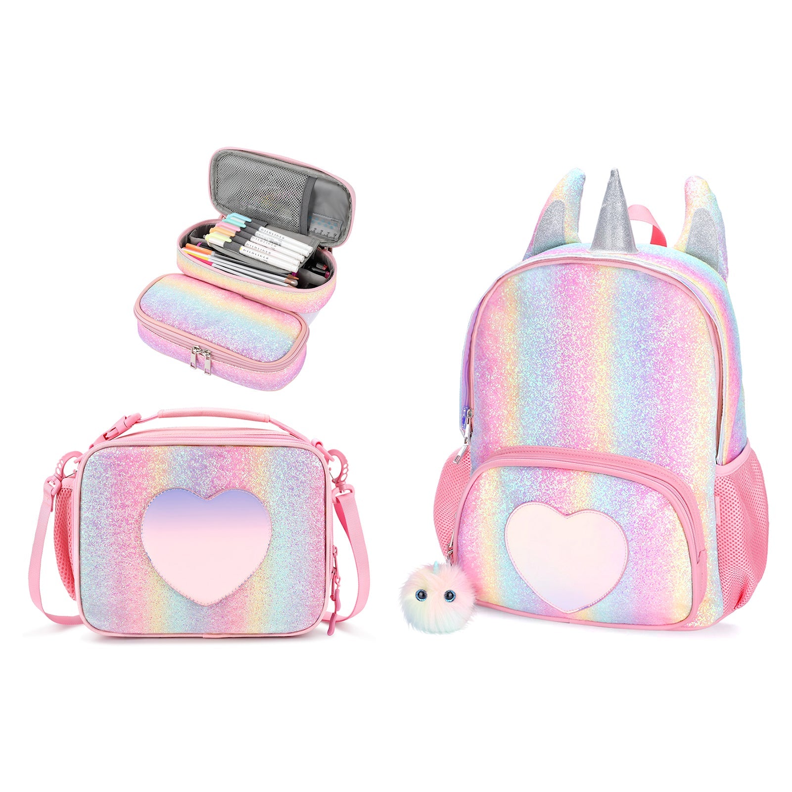 Unicorn 2025 backpack set