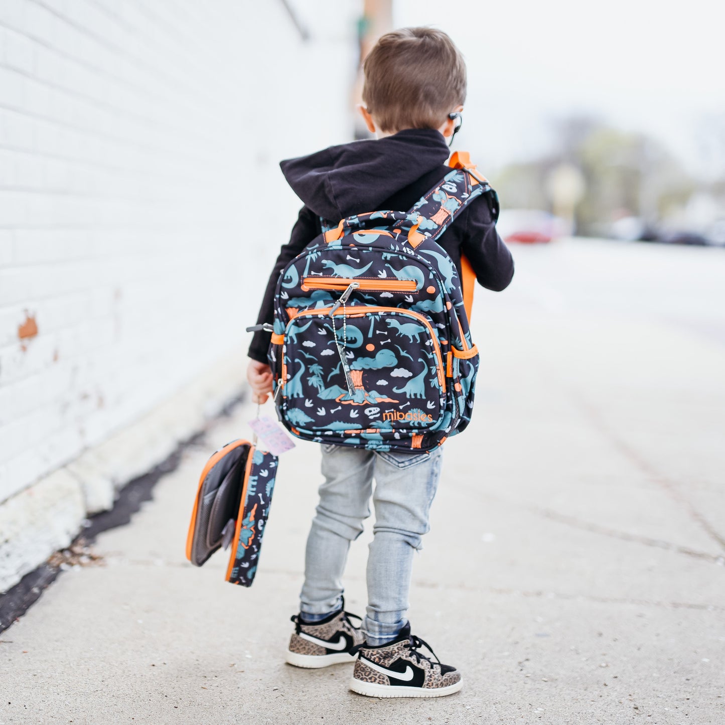 Mr. Dino Backpack schoolbag Mibasies