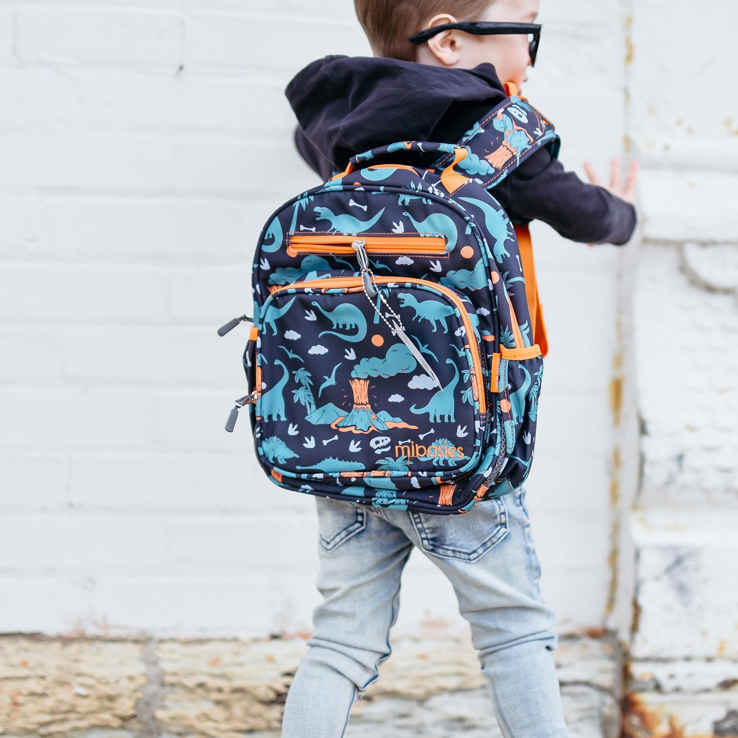 Mr. Dino Backpack schoolbag Mibasies