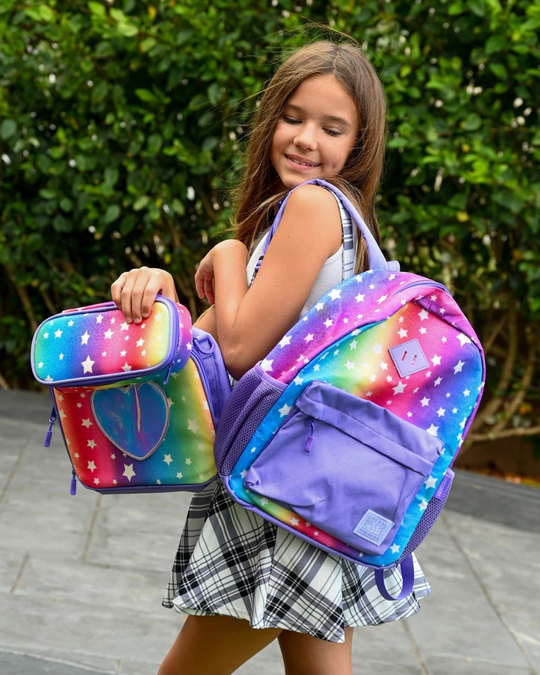 Sparkling Rainbow Pencil Pouch Mibasies