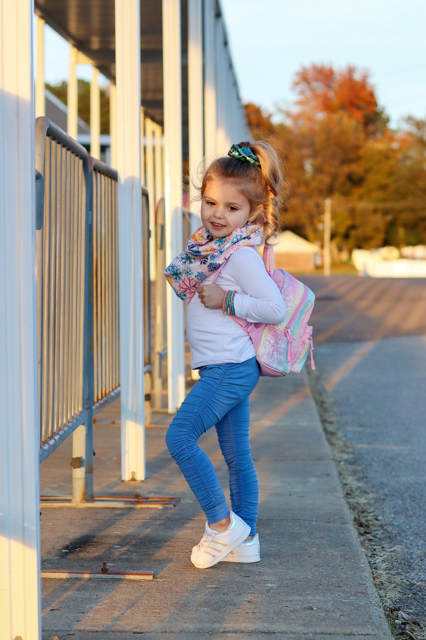 Glitter Rainbow Mini Backpack Backpack Mibasies