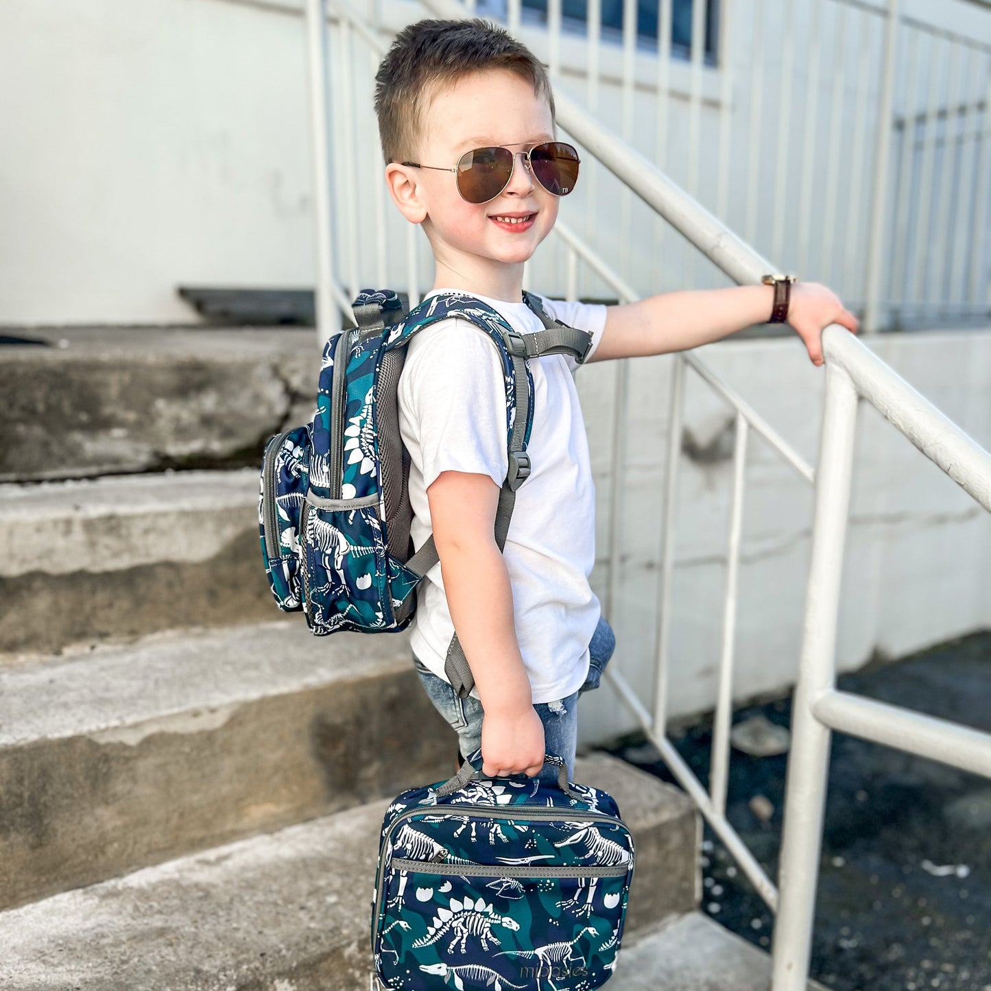 Mr. Dino lunchbox mibasies