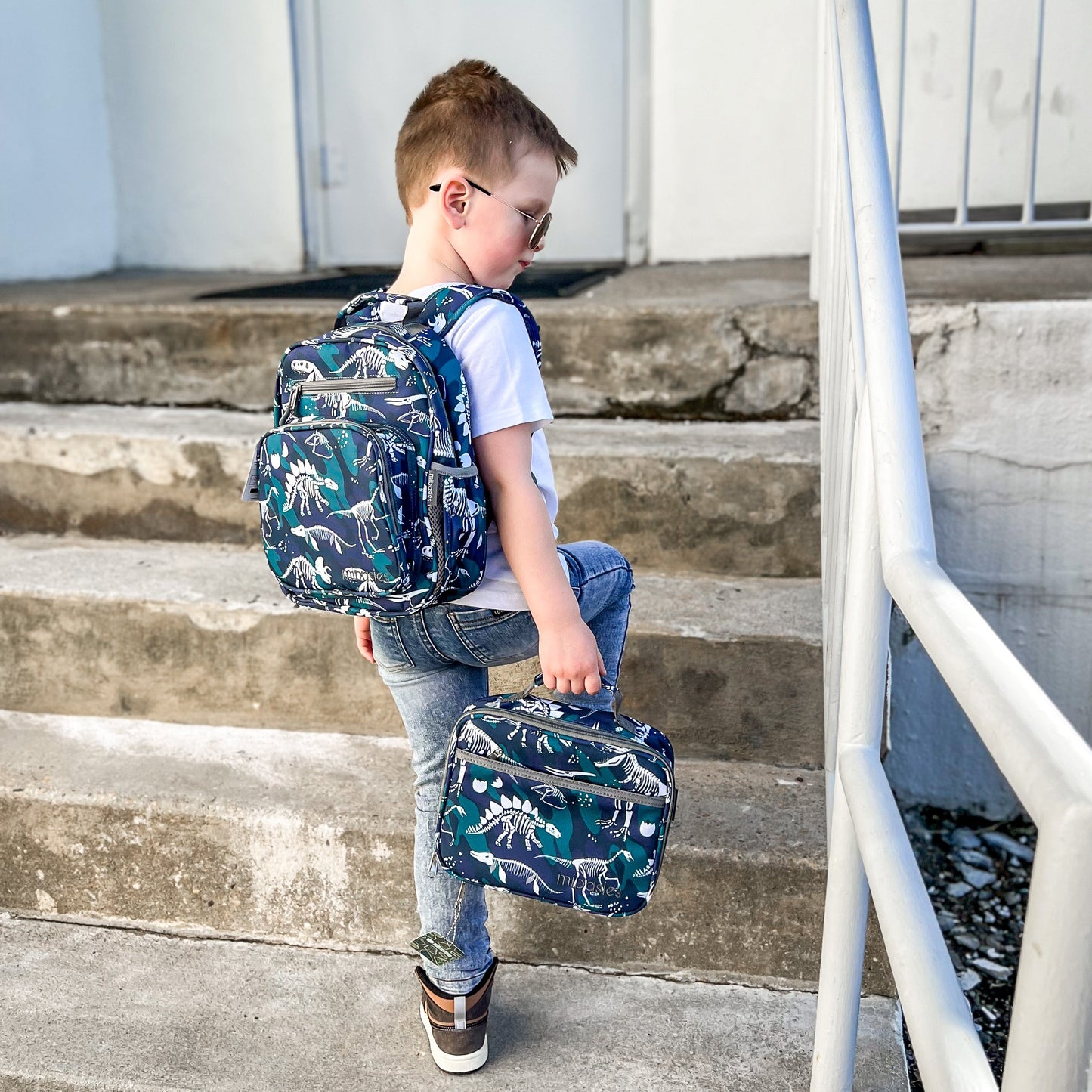 Mr. Dino Backpack schoolbag Mibasies