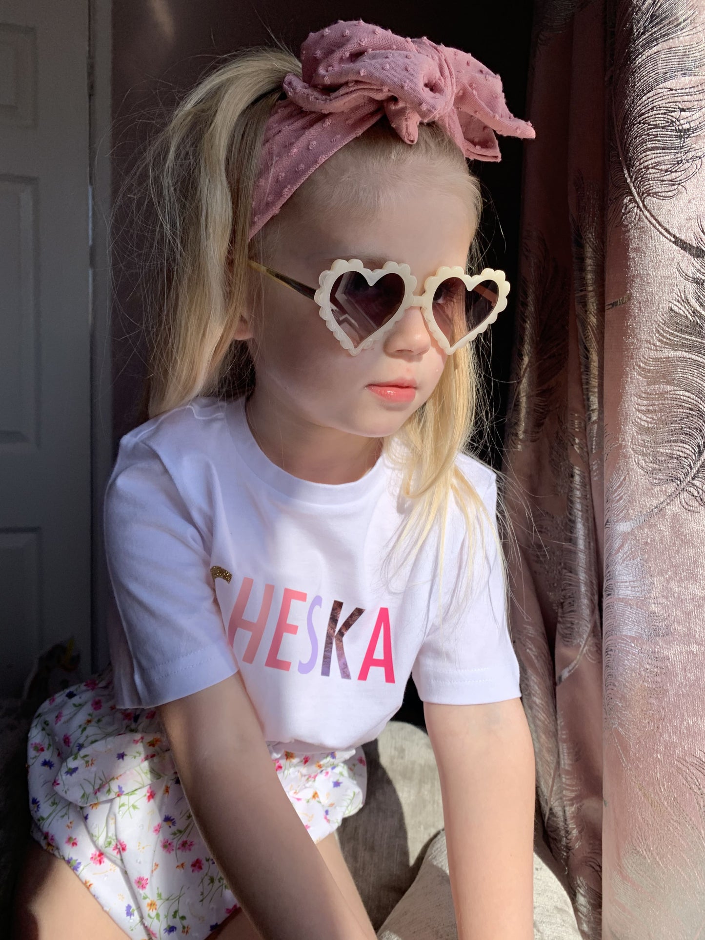Flower Heart Shaped Sunnies Sunnies Mibasies