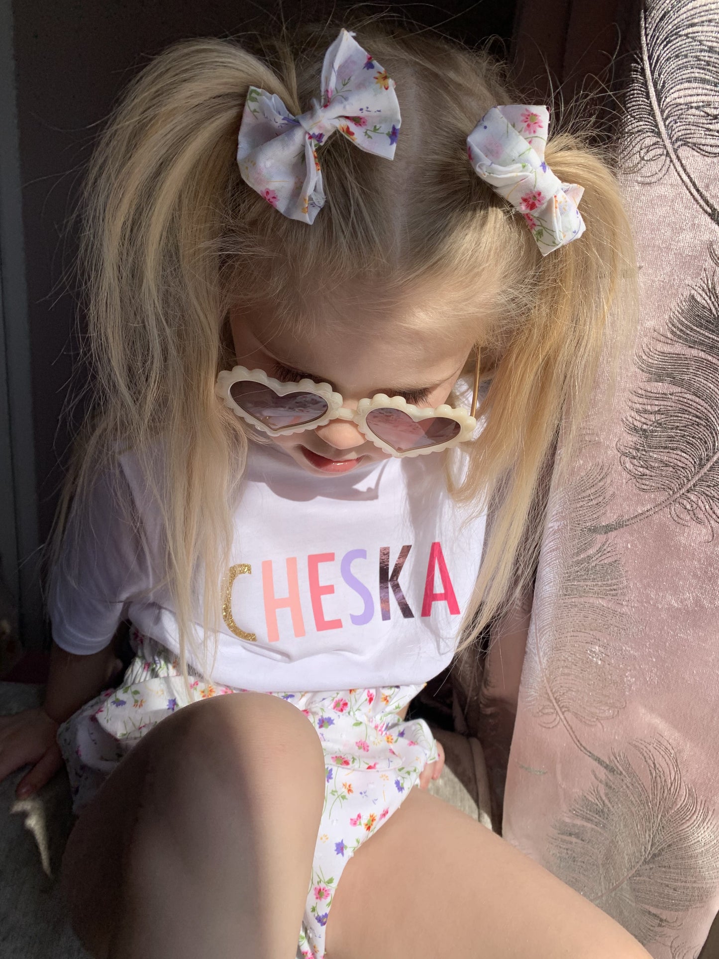Flower Heart Shaped Sunnies Sunnies Mibasies