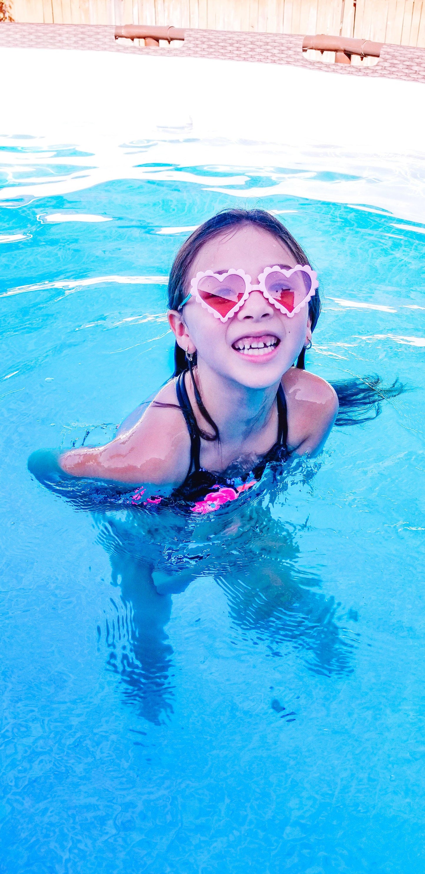 Flower Heart Shaped Sunnies Sunnies Mibasies