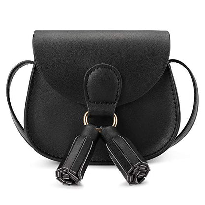 Tassel Mini bag Crossbody Bag Mibasies Small Black 