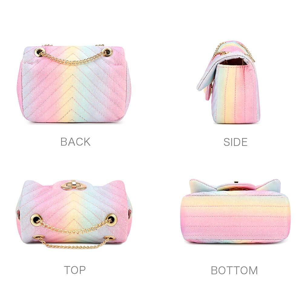 Pastel rainbow online purse