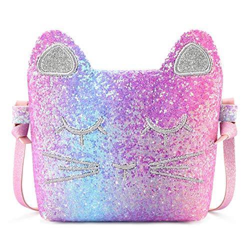 Claire's Club Furry Pink Cat Crossbody Bag | Claire's US
