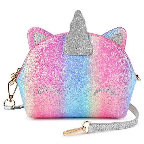 Unicorn Glitter Purse PURSE Mibasies Pink Rainbow2 