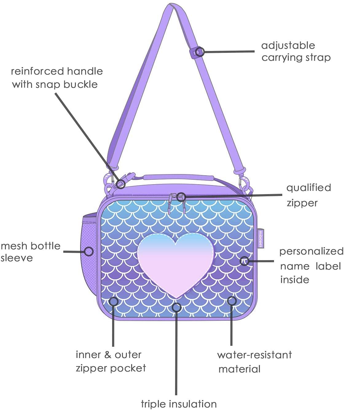 Love you Mermaid Lunch Bag – mibasies