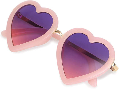 Heart Shaped Sunnies Sunnies Mibasies Jellypink 