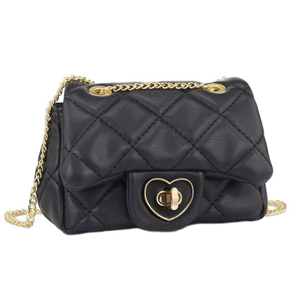 Toddler Mini Purse-Recommended by TikTok@mrs.caitlyn_oneil Crossbody Bag SPECIAL ORDER FOR BLACK FRIDAY Lambskin Black 