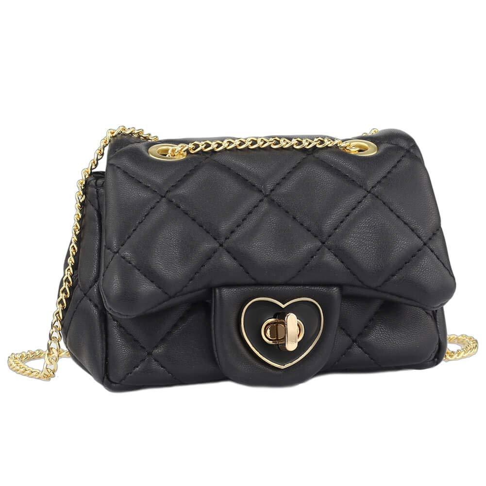 Toddler Mini Purse-Recommended by TikTok@Carly breann Discount code be applied while checkout Lambskin Black 