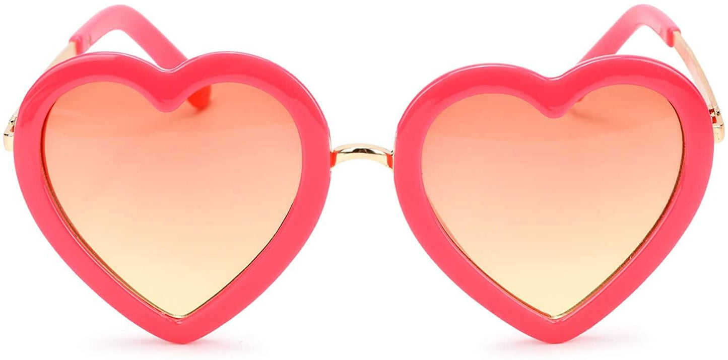 Heart Shaped Sunnies Sunnies Mibasies Bright Red 