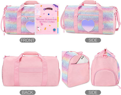 Waterproof Duffle Bags for Girls-@Cali Kira Duffle Bag Mibasies 