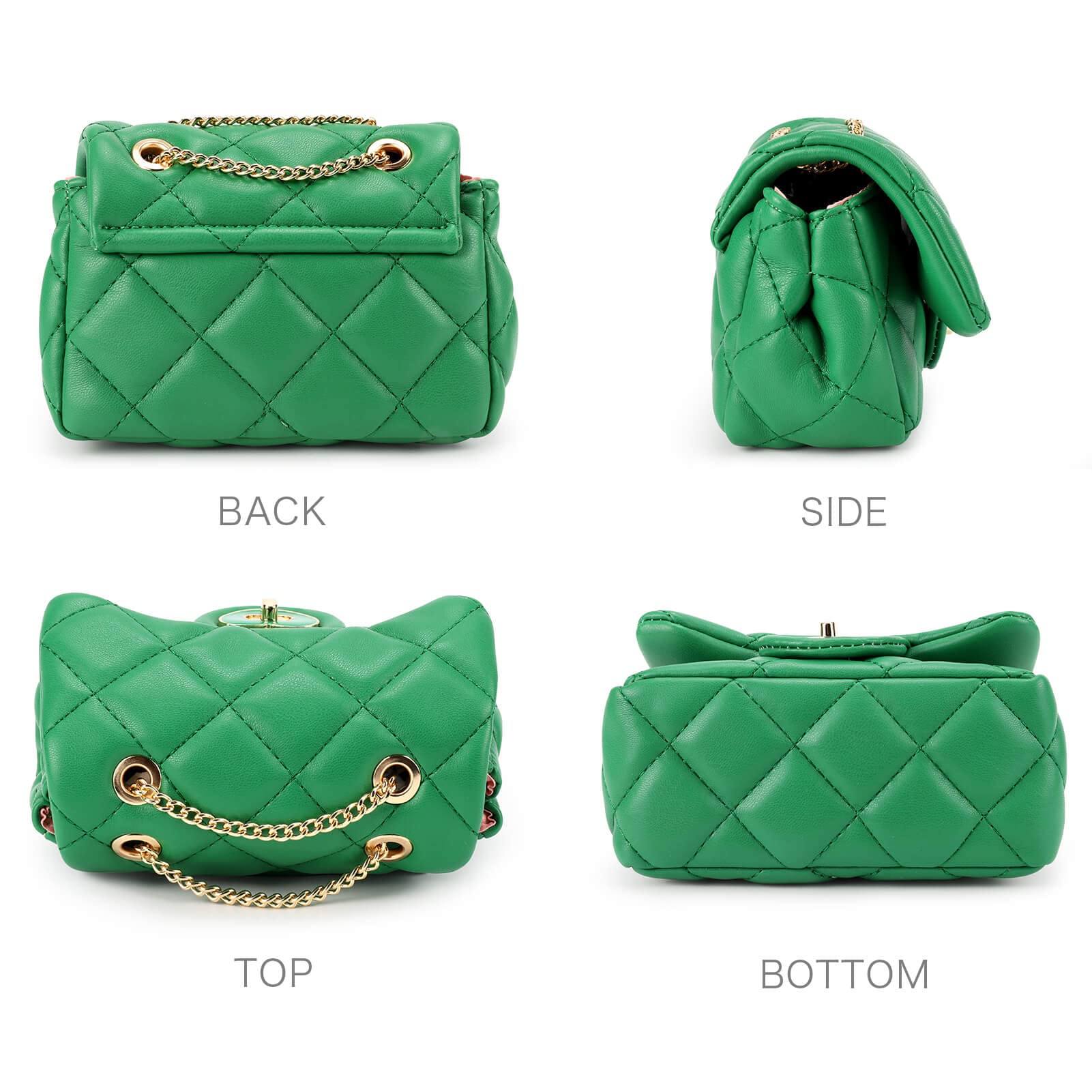 Green mini online purse