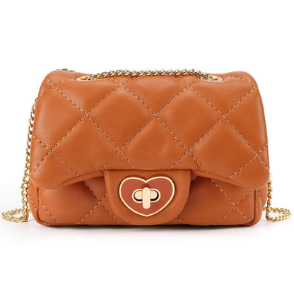 Giry Girls Crossbody Bag Mibasies Small Lambskin Brown 