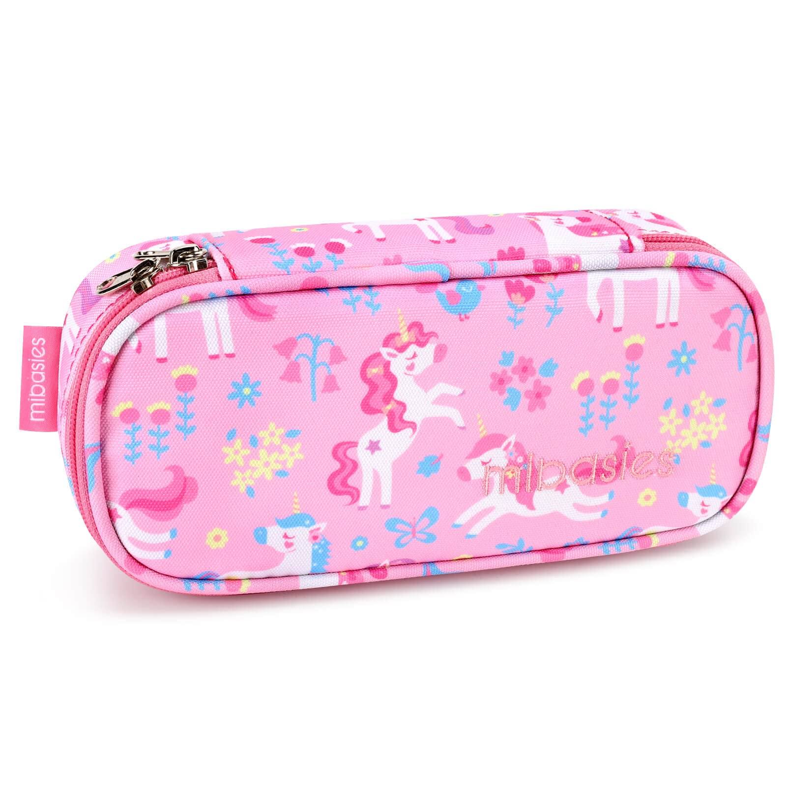 FUN FOR SPRING Pencil Pouch Mibasies Flower Unicorn 