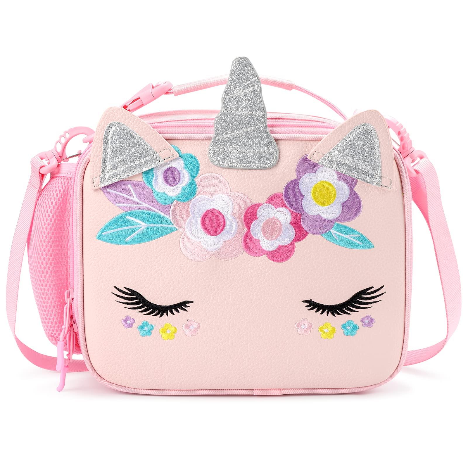 Unicorn Embroidered Lunch Bag