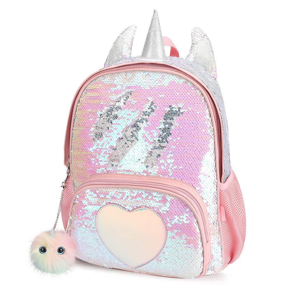 Shining Unicorn schoolbag Mibasies Sequin Pink 
