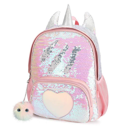 Shining Unicorn schoolbag Mibasies Sequin Pink 