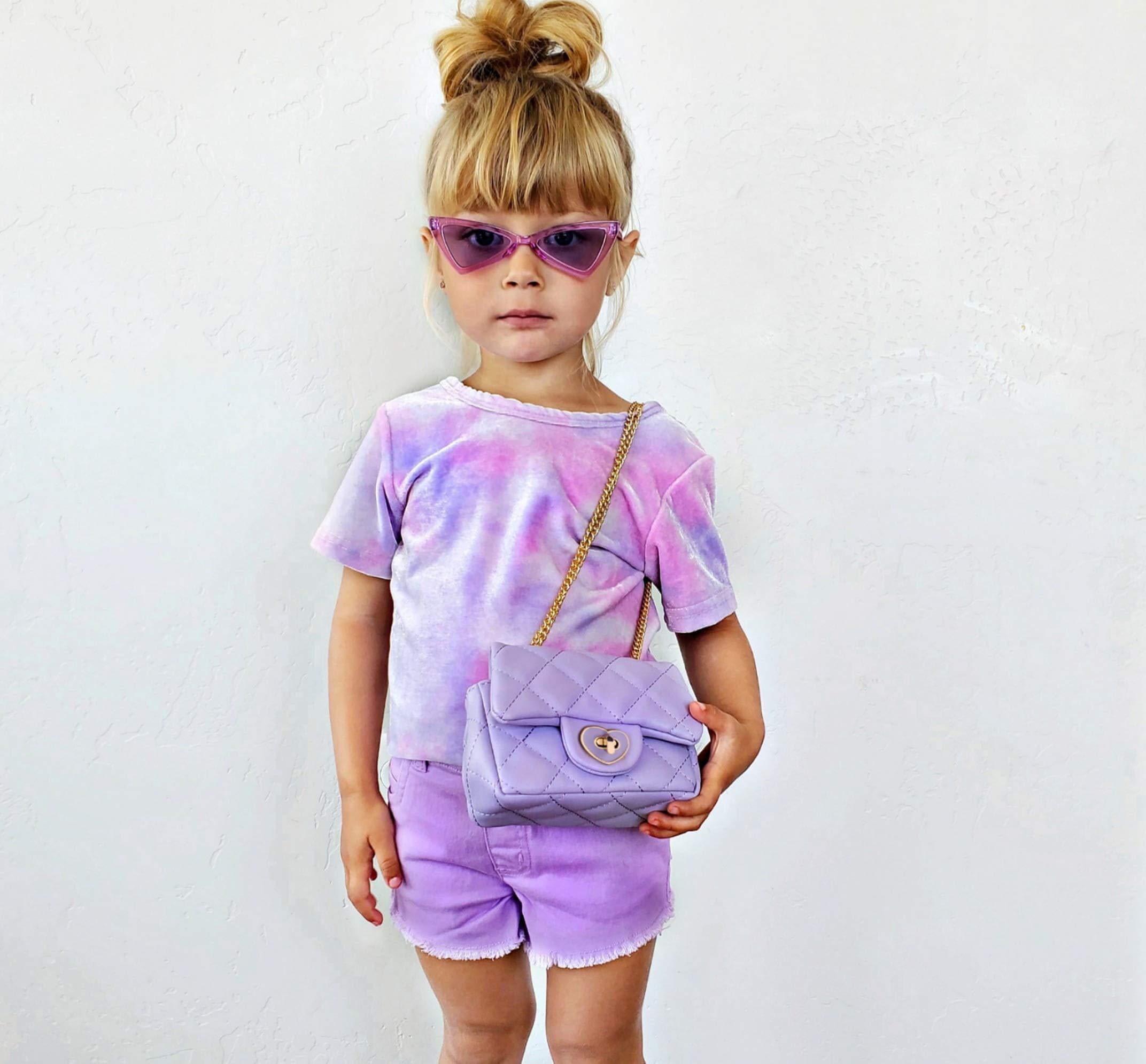 AJSN cute teddy Mini Purse for Toddler Girls Crossbody Cute Princess  Handbags Shoulder Bag for Toddler