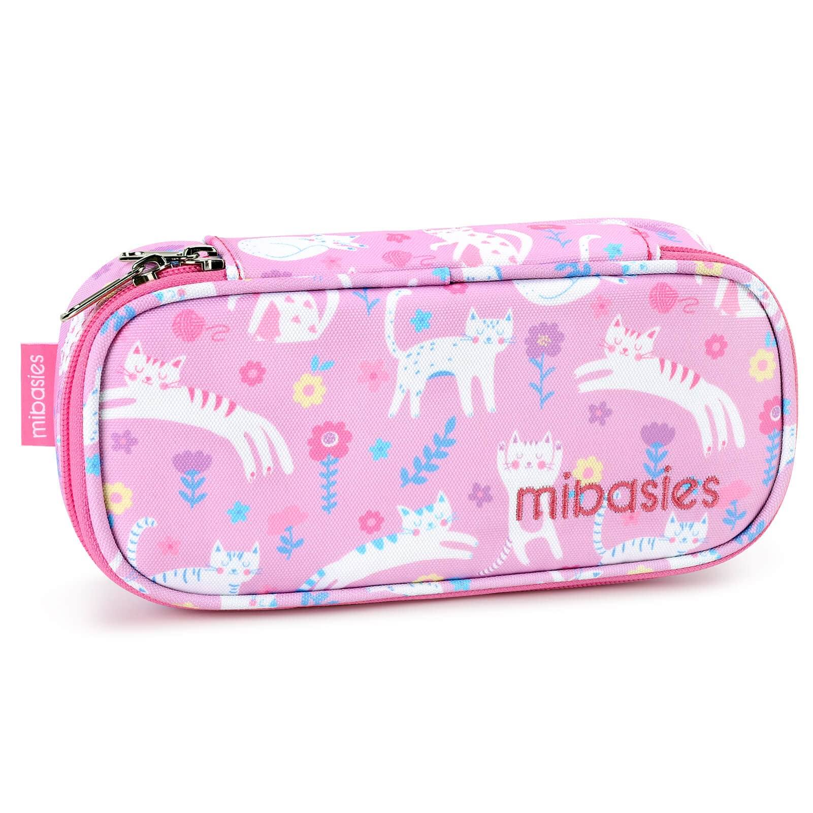 FUN FOR SPRING Pencil Pouch Mibasies Flower Cat 