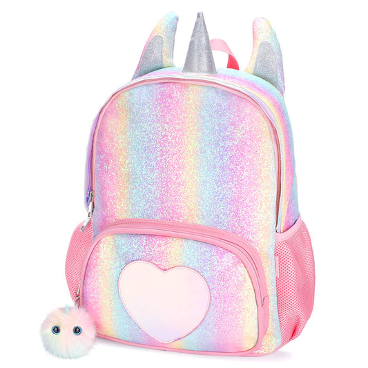 Shining Unicorn schoolbag Mibasies Rainbow Glitter 