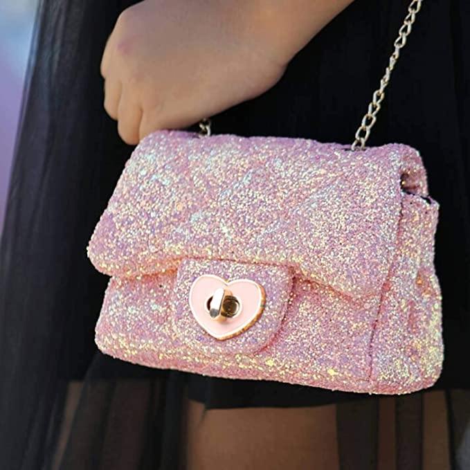 Mini pearl Purse for Toddler Girls Crossbody Cute Princess Handbags  Shoulder Bag for Toddler Little Girl (