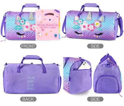 Unicorn Duffle Bags for Girls Duffle Bag Mibasies 