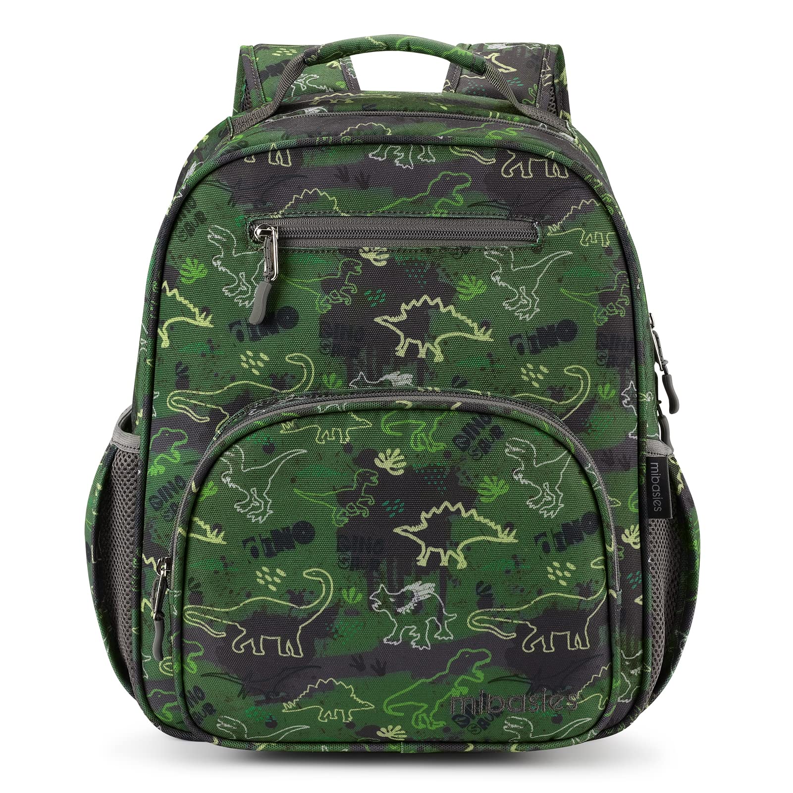 Mr. Dino Backpack schoolbag Mibasies 14L Green Dinosaur 