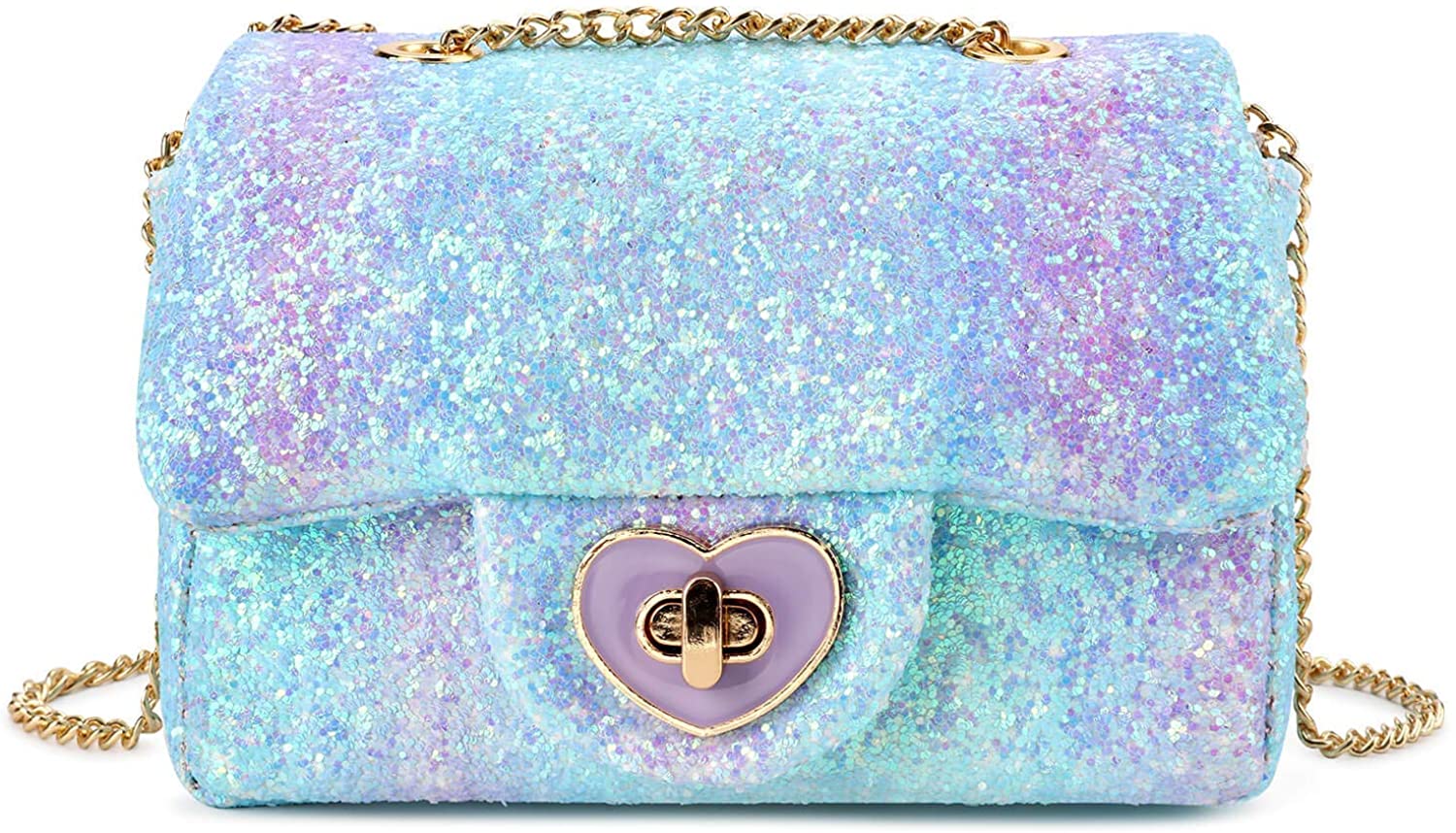 Rita-Glitter Mini Purse Crossbody Bag Mibasies leaf blue 