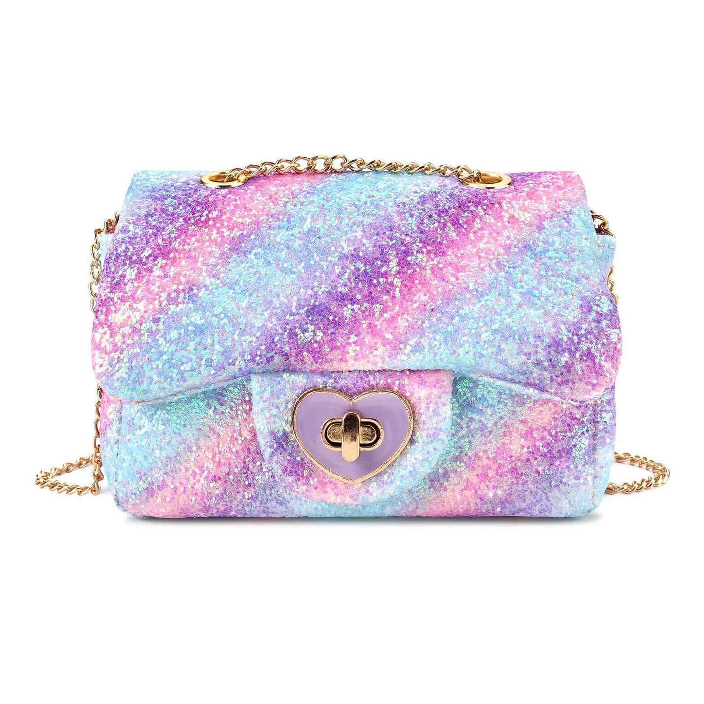 Rita-Glitter Mini Purse Crossbody Bag Mibasies fl purple 