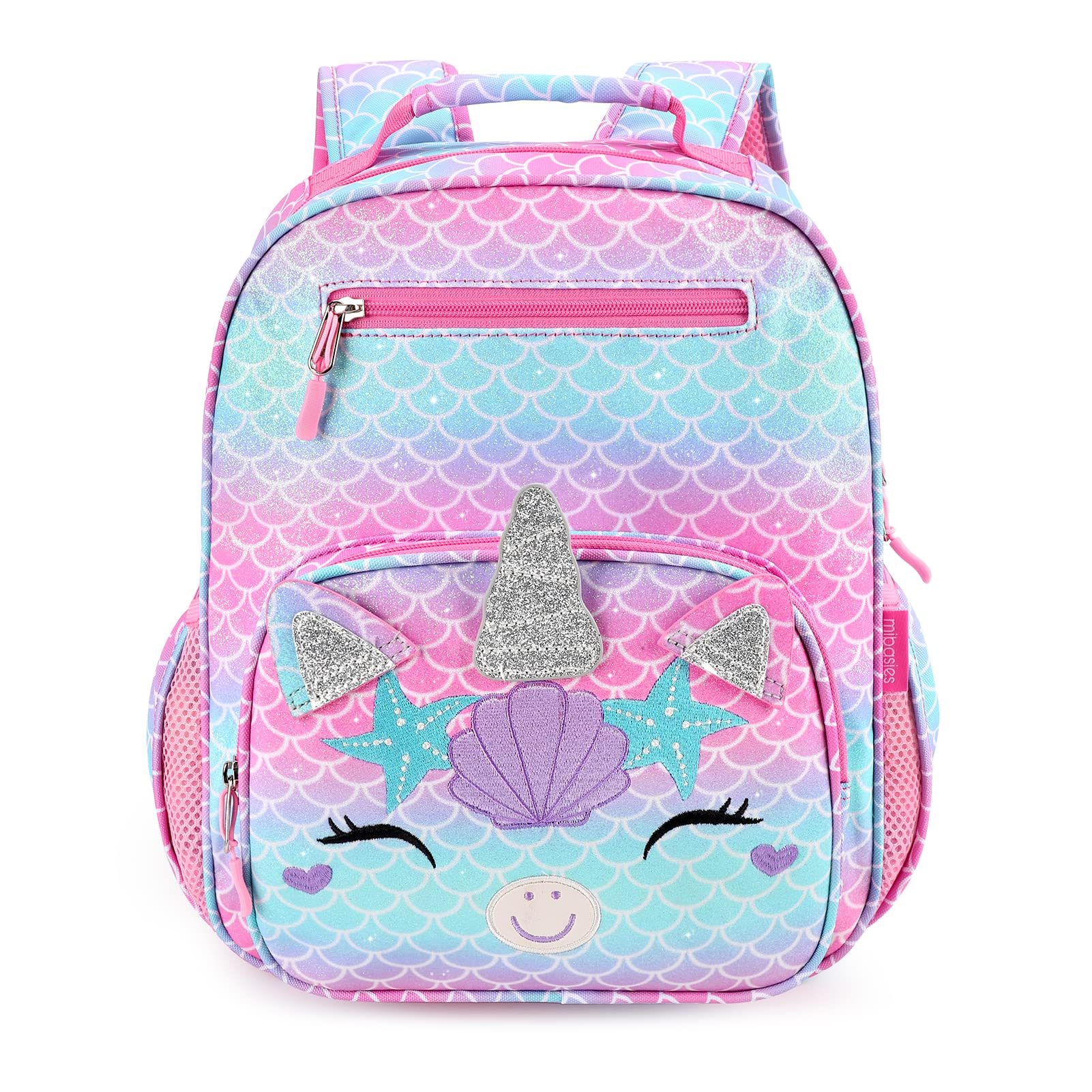 Colorful Unicorn schoolbag Mibasies 14L Unicorn Seashells 