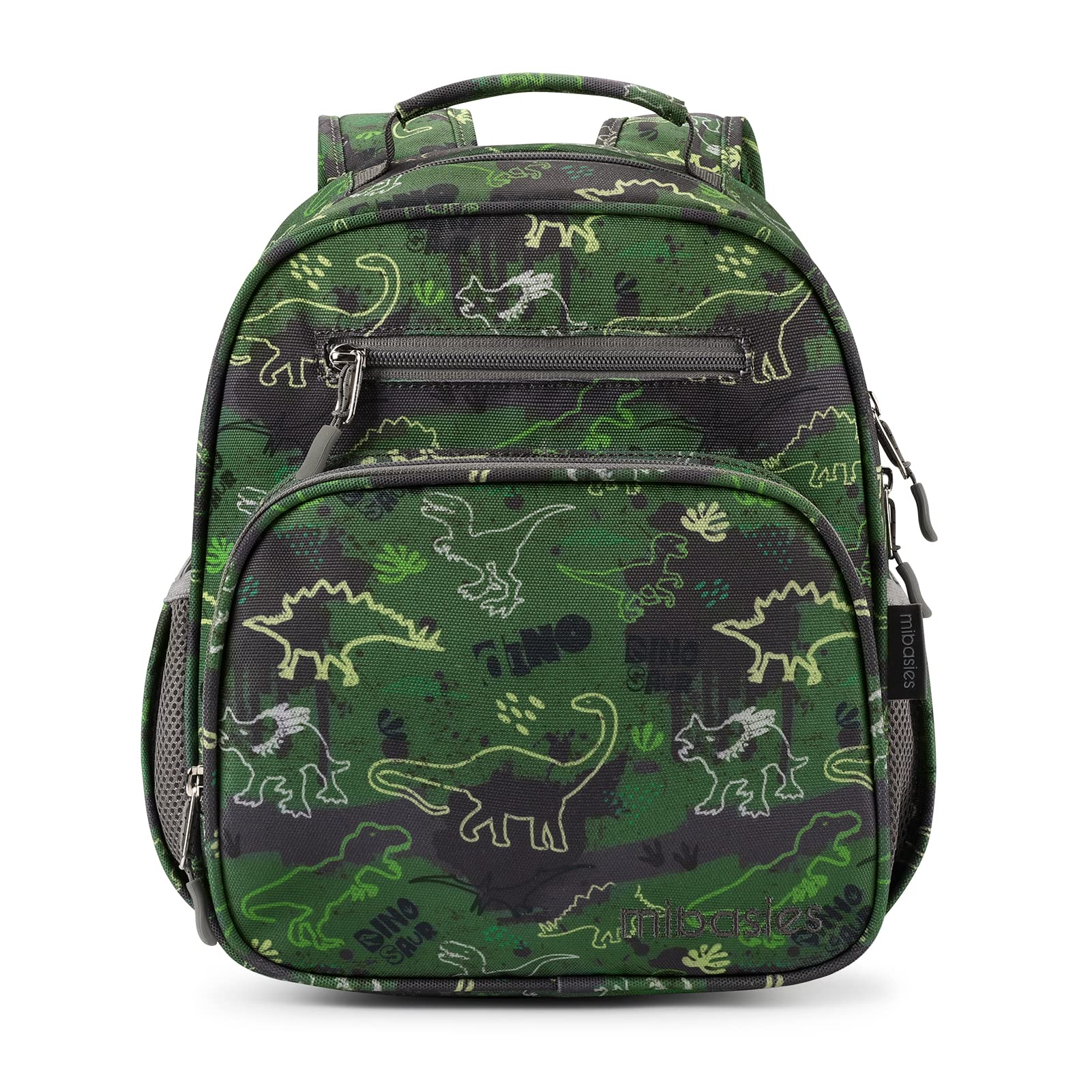 Mr. Dino Backpack schoolbag Mibasies 9L Green Dinosaur 