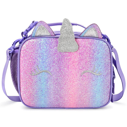 Unicorn Mix Rainbow lunchbox Mibasies Purple Rainbow 3 