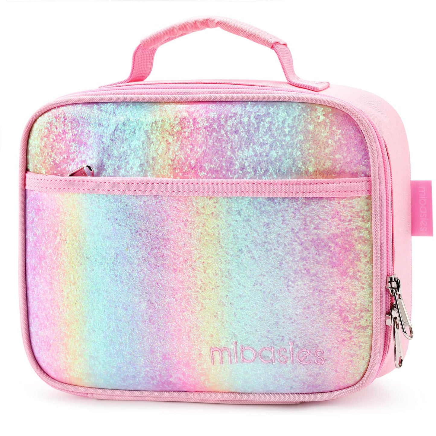 FUN FOR SPRING lunchbox mibasies Pink Blue Rainbow 
