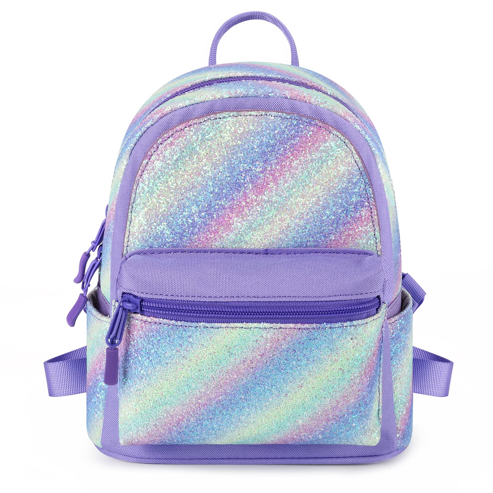 Glitter Rainbow Mini Backpack Backpack Mibasies Green Blue Purple 