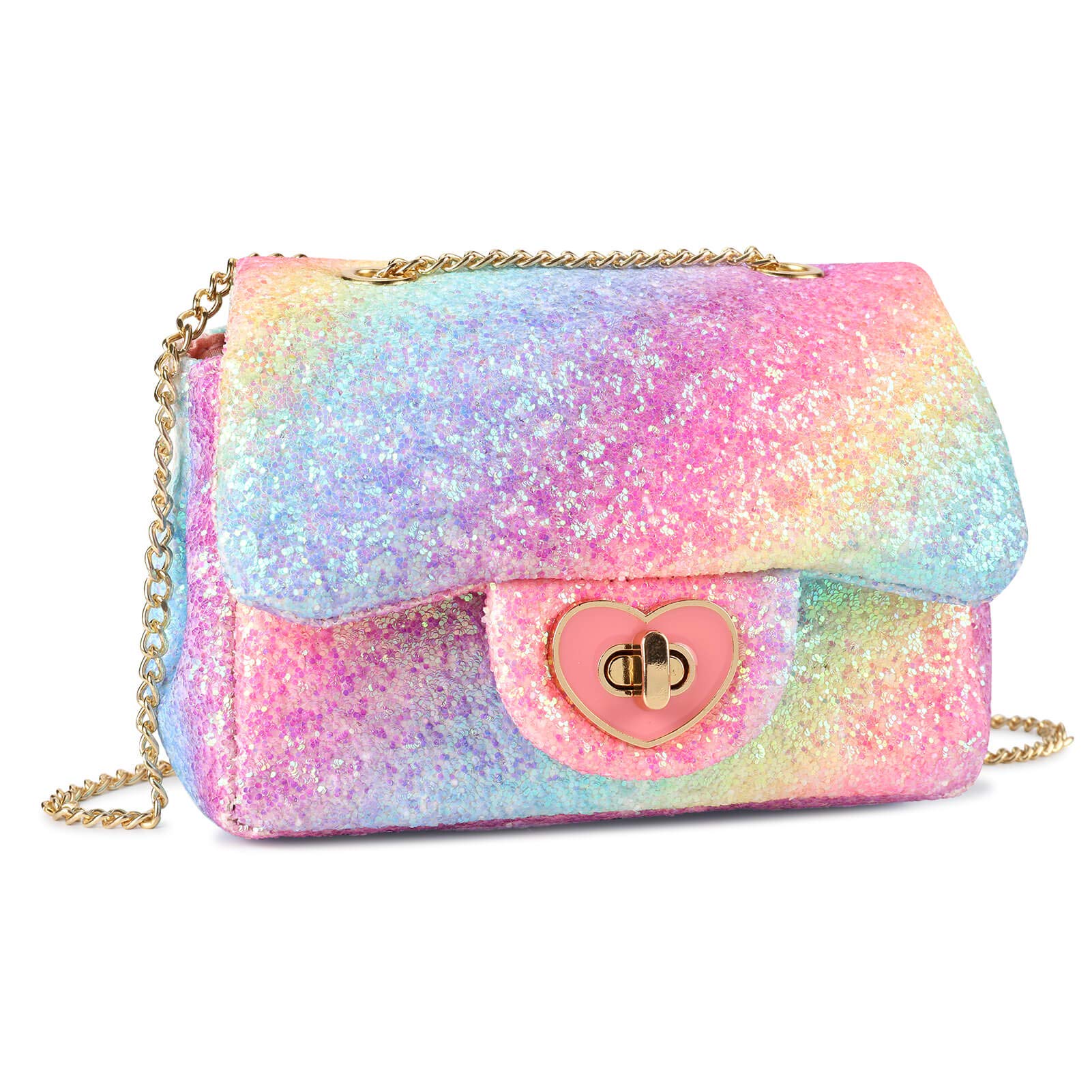 On The Verge Rainbow Glitter Mini Crossbody Bag, Best Price and Reviews