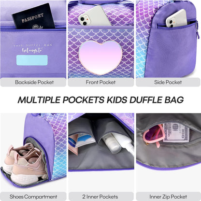 Waterproof Duffle Bags for Girls-@Cali Kira