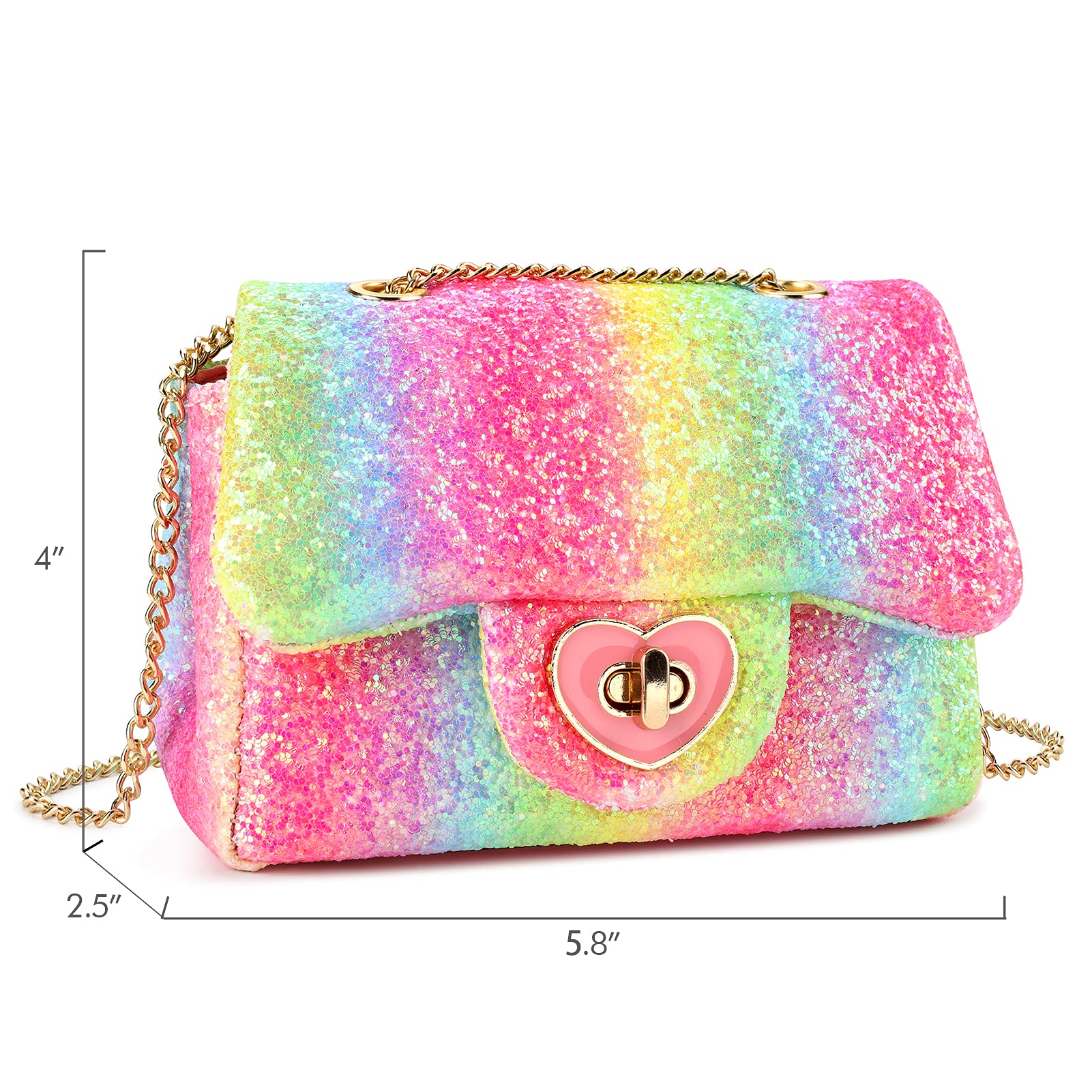 Rita-Glitter Mini Purse Crossbody Bag Mibasies 