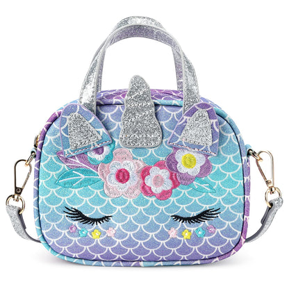 Jasmine Handbag-2021 Christmas Collection Handbag mibasies FL Mermaid Purple 