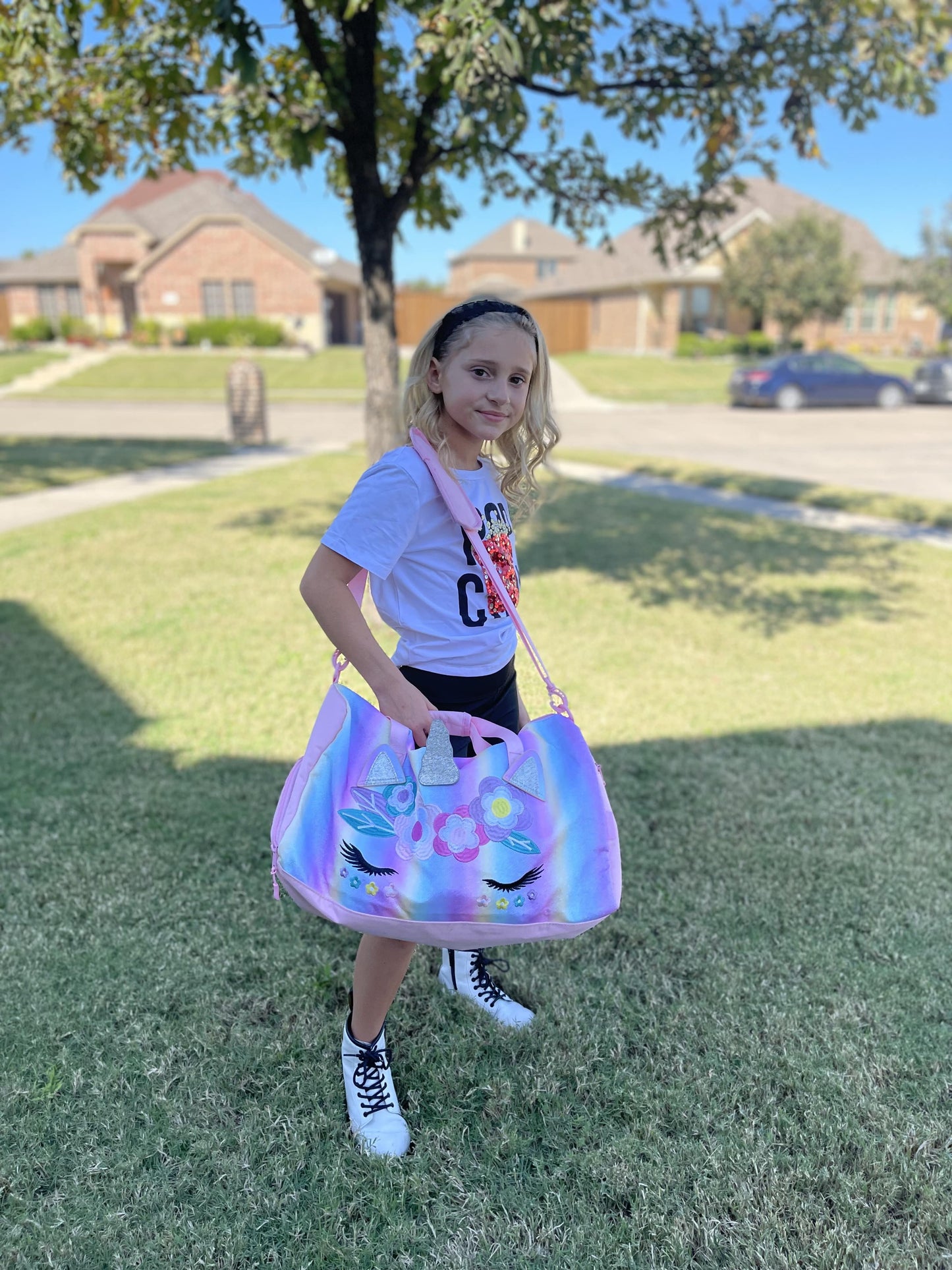 Unicorn Duffle Bags for Girls Duffle Bag Mibasies 