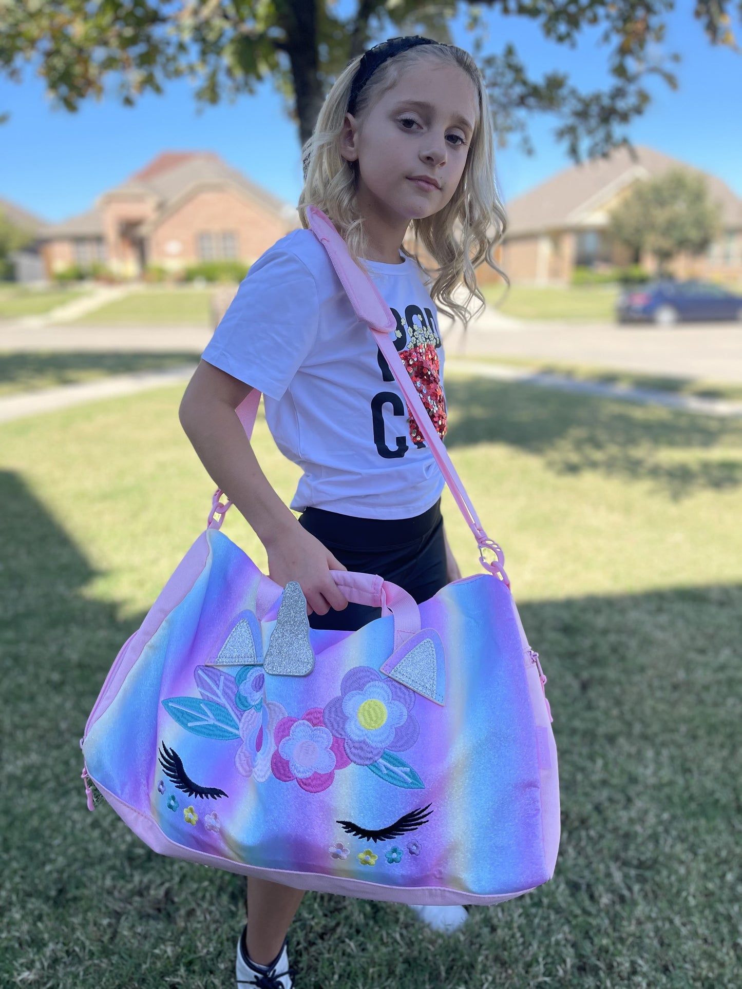 Unicorn Duffle Bags for Girls Duffle Bag Mibasies 